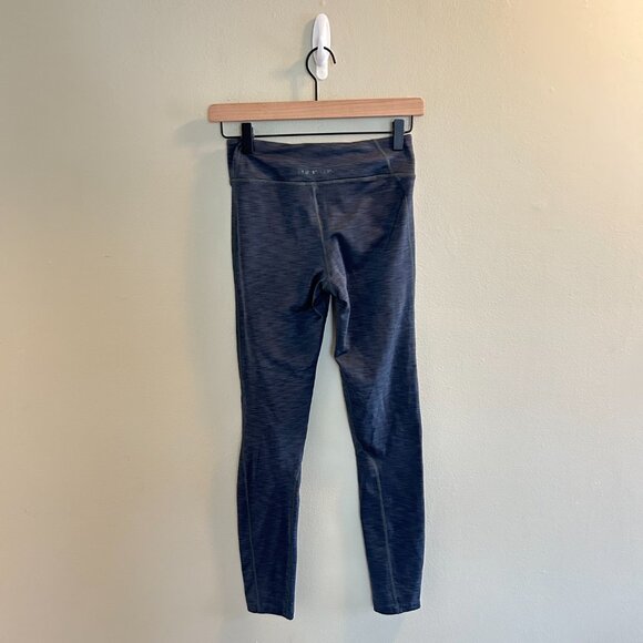 Under Armour Cold Gear Leggings Grey Womens Size Small Space Dye Pocket Pants - Picture 7 of 8